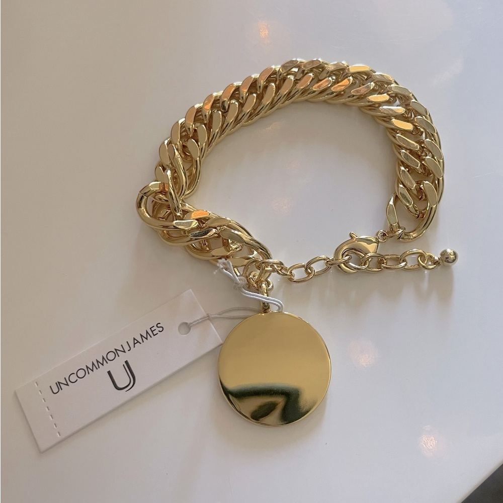Uncommon James bracelet gold with charm